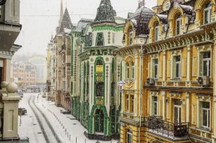 Настоящая зима в Киеве