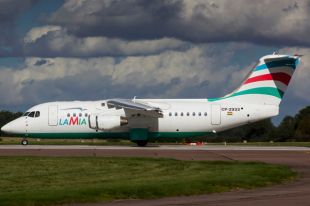 Самолёт Avro RJ85, разбившийся в Колумбии. Архивное фото.