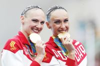 Чемпионки ОИ в Рио-де-Жанейро Наталья Ищенко и Светлана Ромашина.