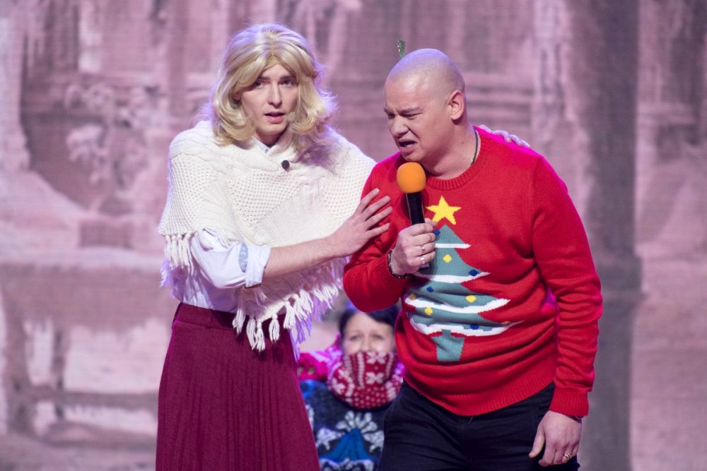 Евгений Кошевой веселил зрителей вместе с финалистами