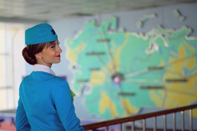Рабочая неделя для Ксении начинается с полёта из Челябинска в Москву.