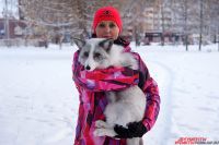 Ольга Гареева часто гуляет по городу вместе с лисами.