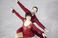 Чемпионы Европы 1970 года по спортивным танцам на льду Людмила Пахомова и Александр Горшков.
