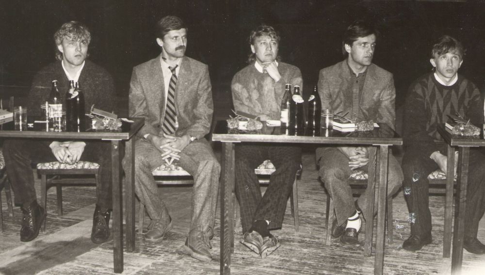 Юрий Калитвинцев, Александр Хомутецкий, Игорь Суровикин, Владимир Осколков, Александр Борисов. 1980-е.