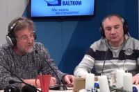 Леонид Ярмольник и Николай Фоменко в студии «Радио Балтком».