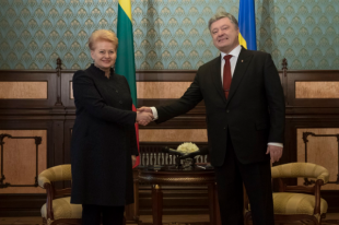 Петр Порошенко и Даля Грибаускайте