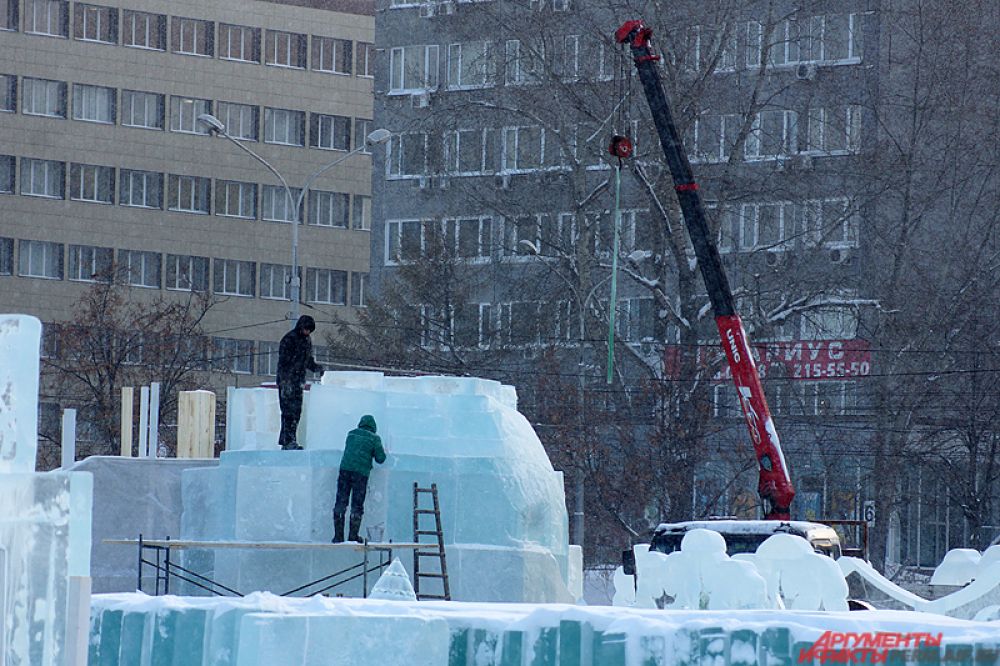 Пермяки увидят город изо льда, в котором «поселятся» редкие животные. А ещё там «вырастут» редкие виды растений.