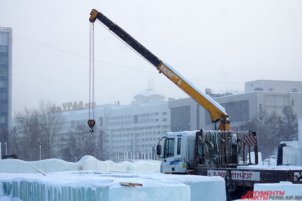 Ледовый городок на пермской эспланаде откроется уже 30 декабря.