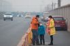 Жителям города рекомендовано не покидать помещения без необходимости, а на улицу выходить только в маске.