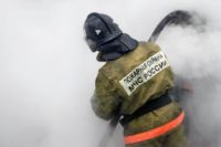 В Оренбурге на Бердах горели баня и частный дом