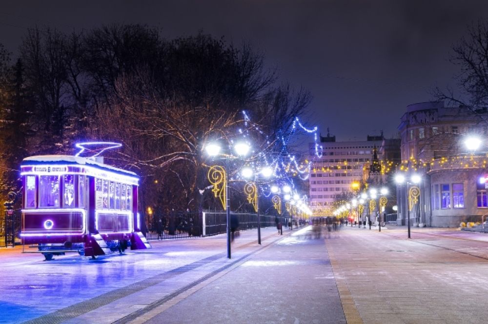 Новая пешеходная улица Волжская