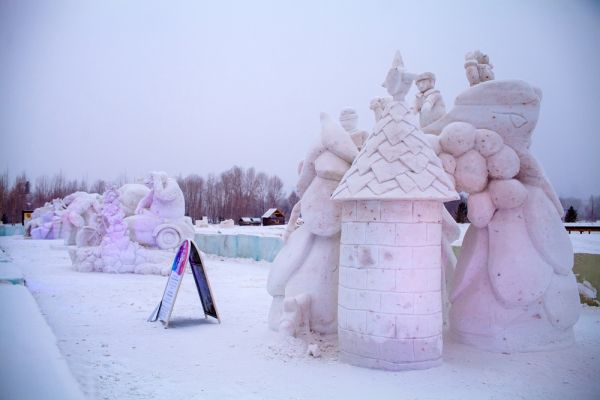 «Слон-Balloon» команды «Пермские посекунчики» заняла 2 место в номинации «Снег». 