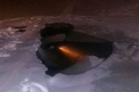 В Оренбургском районе снегоход съехал в полынью