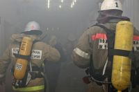 При пожаре спасены несовершеннолетние дети