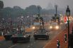 Военная техника на параде в Нью-Дели.
