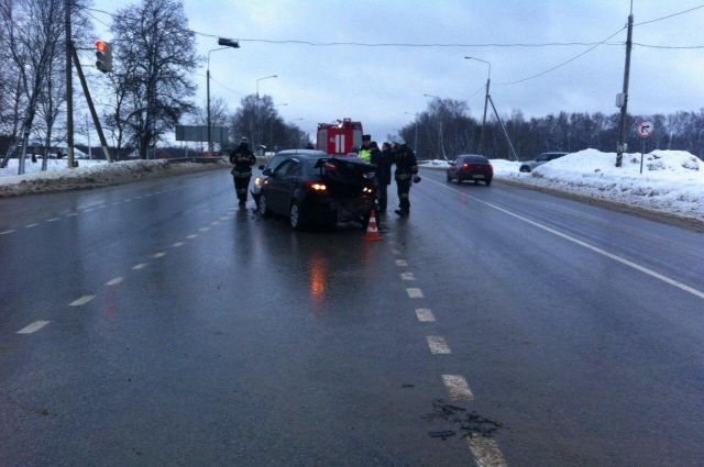 В Новосибирске на одной улице  произошло три ДТП за один час.