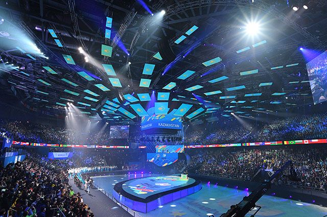 Церемония открытия Универсиады-2017 в Алма-Ате.