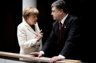 Ангель Меркель и Петр Порошекно