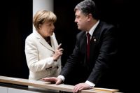 Ангель Меркель и Петр Порошекно