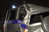 Под Калининградом грузовик протаранил машину ДПС, погиб офицер МВД.