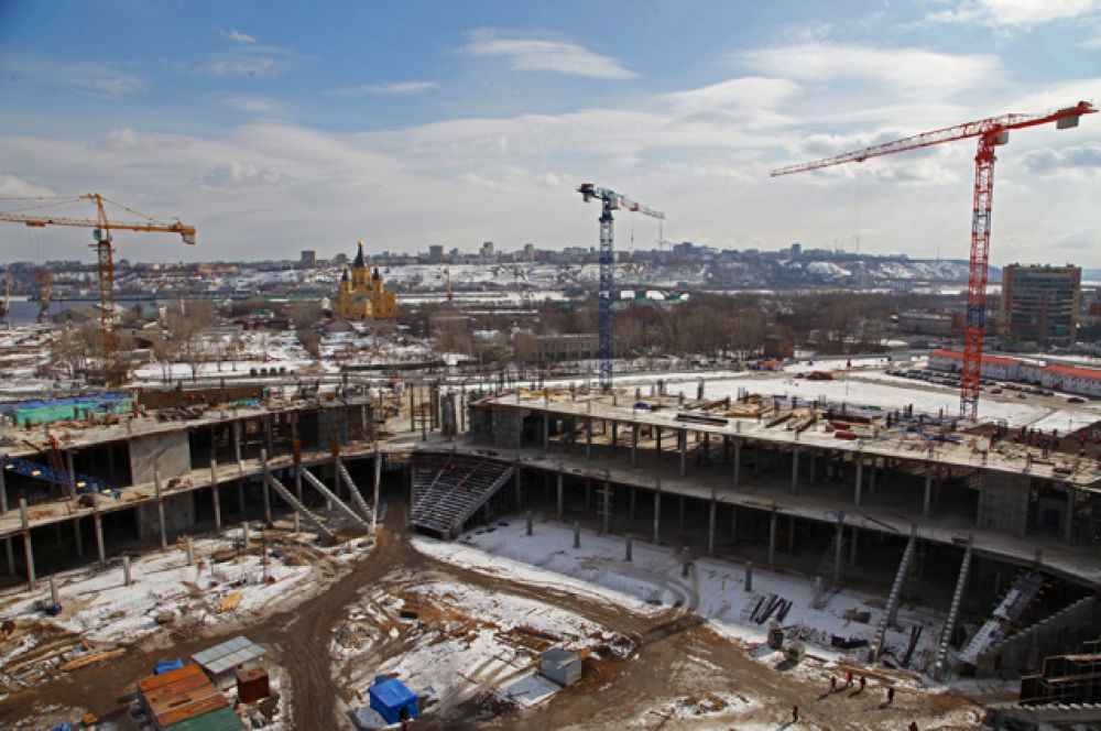 «Стадион Нижний Новгород», вместимость 44 899 человек.