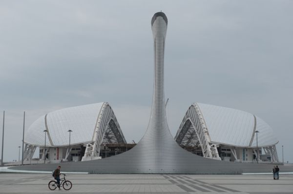 Стадион «Фишт» в Сочи, вместимость 44 000 человек. Был построен к XXII зимним Олимпийским играм в Сочи в 2013 году, после чего проходит реконструкцию, которую планируется завершить в 2017 году.
