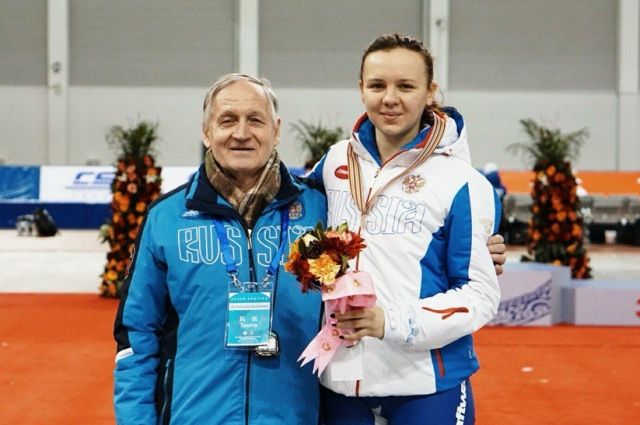 Дарья Качанова мечтает, что тренер Владимир Акилов поможет ей попасть в олимпийский Пхенчхан.