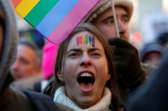 Самый массовый парад представителей ЛГБТ-сообщества прошел в Нью-Йорке
