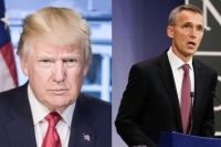 Президент США Дональд Трамп и генсек НАТО Йенс Столтенберг