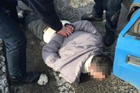 Задержание одного из злоумышленников