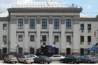 Здание посольства РФ в Киеве.