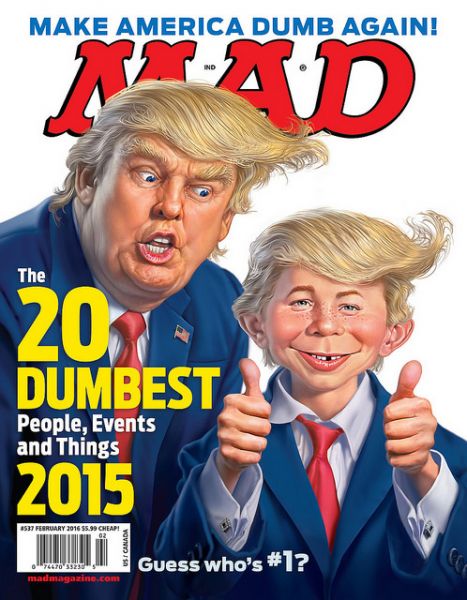 Журнал Mad: «Сделаем Америку снова тупой»