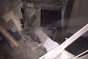 Разрушения после обстрела