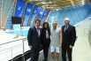 Мэр Парижа познакомилась с казанскими пловцами во Дворце водных видов спорта.
