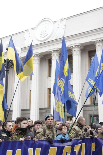 Официально о завершении Марша Достоинства объявили уже на Майдане Независимости