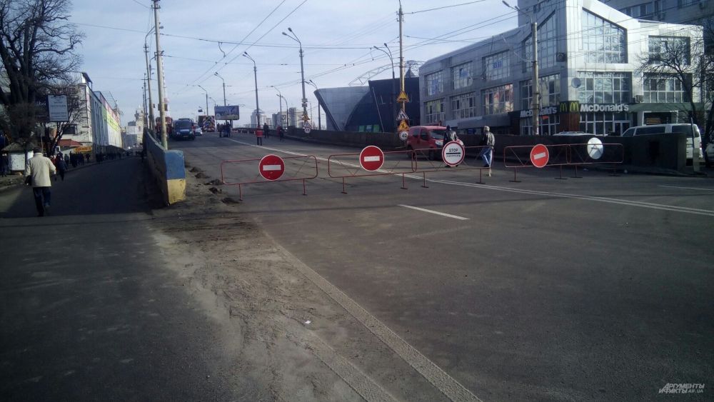 Шулявский путепровод - фото с места событий