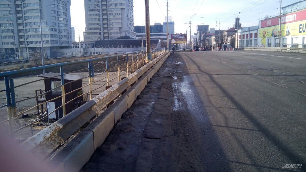 Шулявский путепровод - фото с места событий