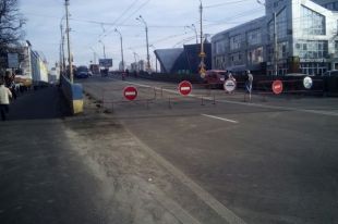 Как выглядит поврежденный Шулявский мост