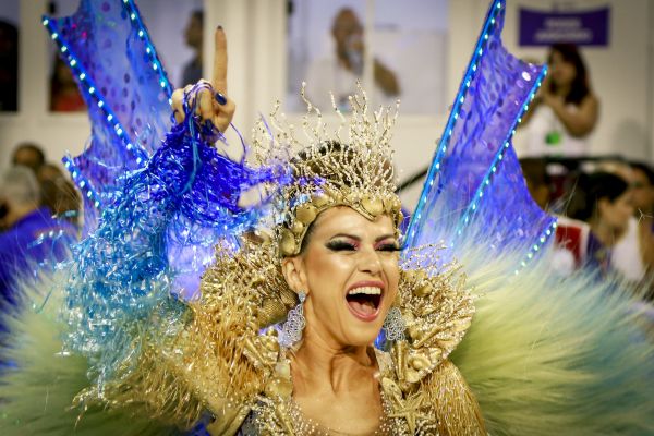 Самое популярное место в Рио во время карнавала - Самбодром. Именно там устраивается парад школ самбы, где и можно увидеть вот таких ярких танцовщиц-красавиц