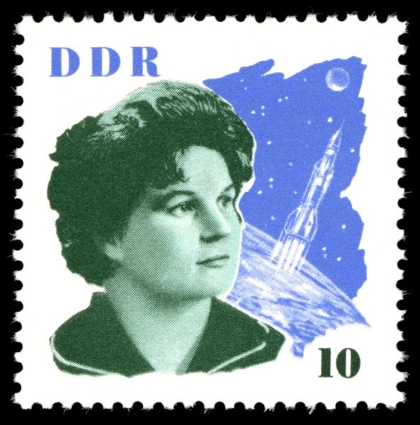 Почтовая марка ГДР, 1963 год.