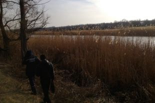 Спасатели возле реки Ингулец