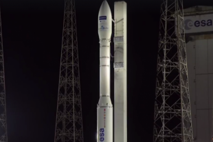 Успешный пуск ракеты-носителя легкого класса Vega состоялся с космодрома Куру