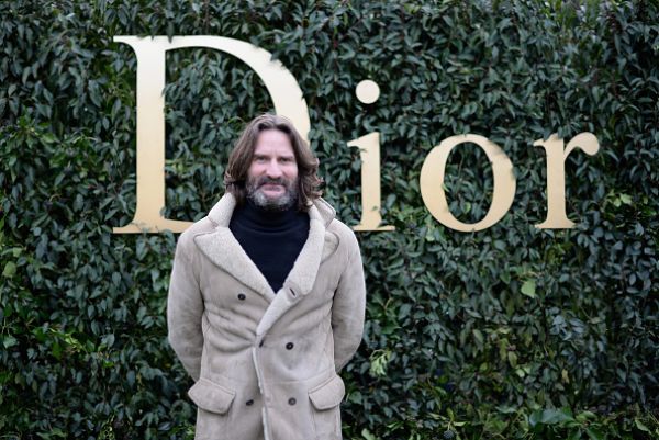 Известный французский писатель Фредерик Бегбедер посетил показ Dior