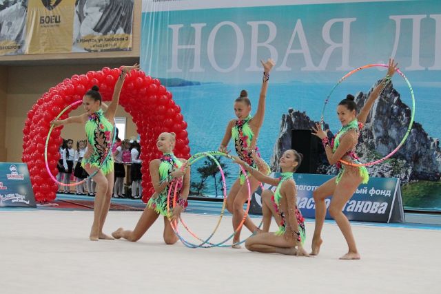 Иркутские гимнастки часто отличаются на соревнованиях.