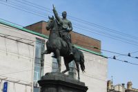 Памятник Николаю Щорсу в Киеве.
