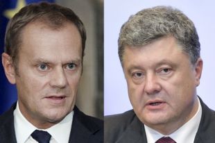Дональд Туск и Петр Порошенко