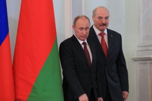 Владимир Путин и Александр Лукашенко