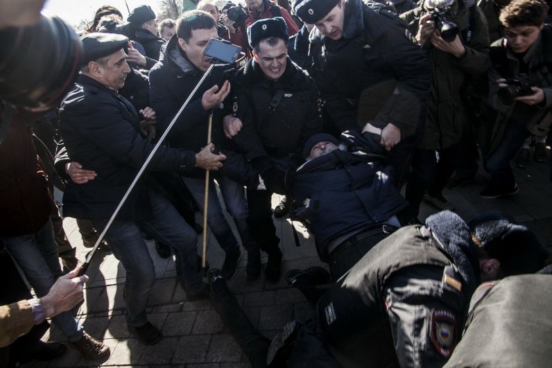 Правоохранители применяли силу