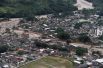 На снимке с воздуха хорошо виден масштаб бедствия.