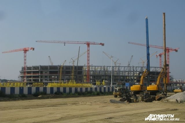 Стадион в Калининграде должен быть готов к концу 2017 года.